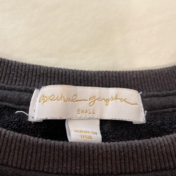 Spiritual gangster soul cycle crewneck sweatshirt black size small - Picture 2 of 7